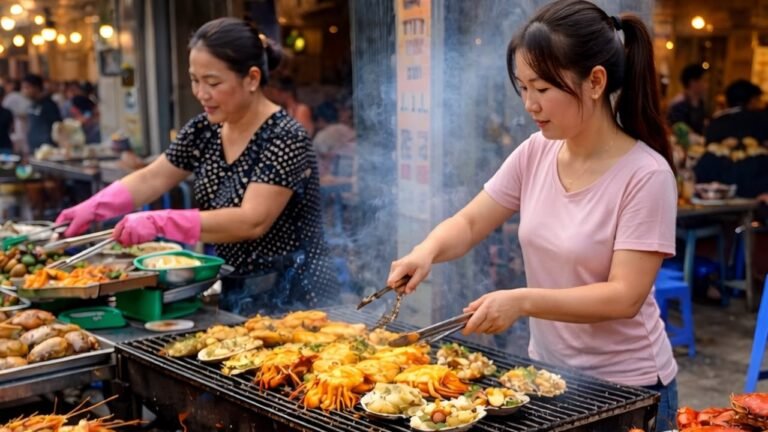 Travel and food Street food