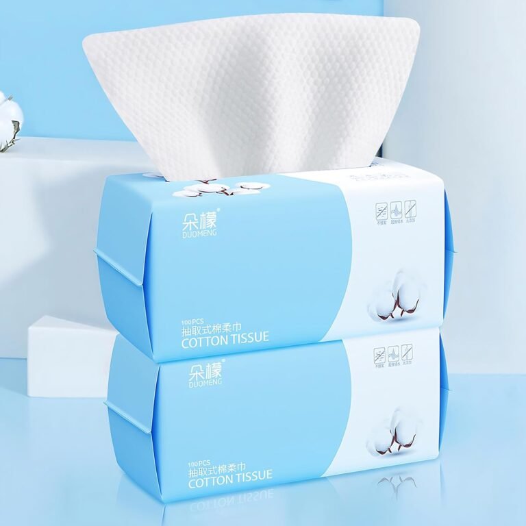 Portable facial wipes