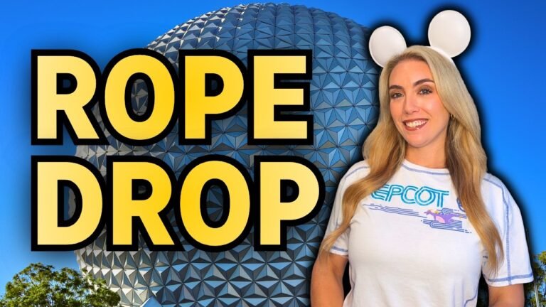Disney World ROPE DROP EPCOT... Is It
