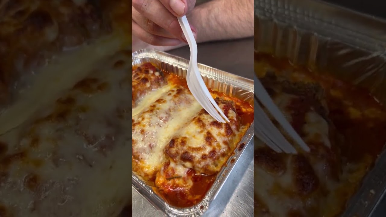 Italian Food Eggplant Parmesan