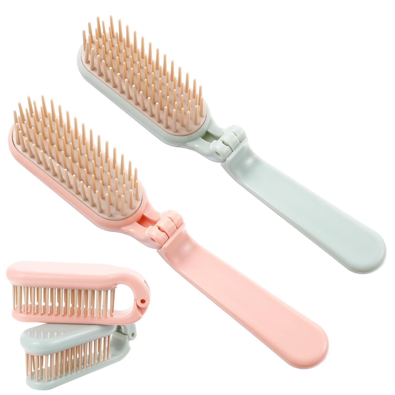 Compact hairbrush