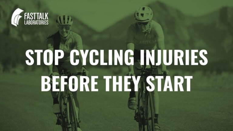 Knee pain relief for cyclists