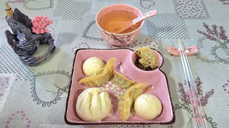 Chinese Food Jiaozi (Chinese Dumplings)