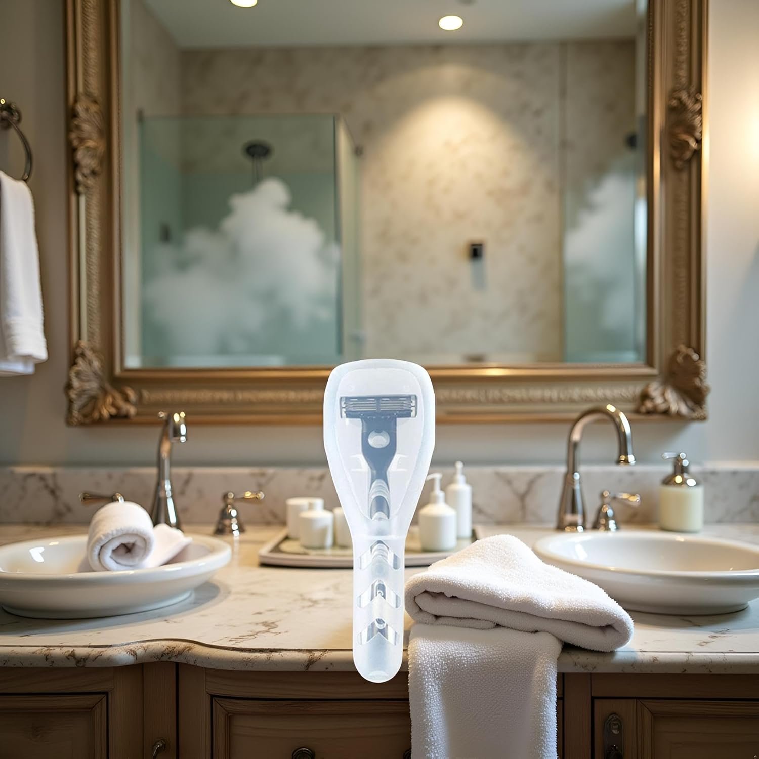 Portable razor with case