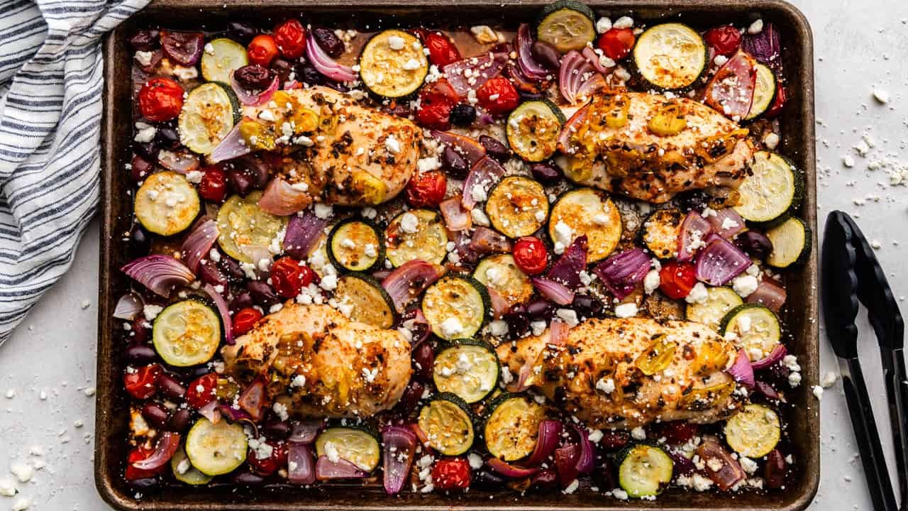 Sheet Pan Chicken & Sausage Dinners
