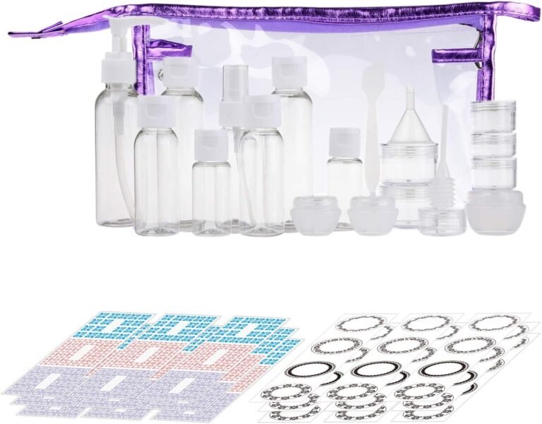 Travel-sized toiletries for cruises