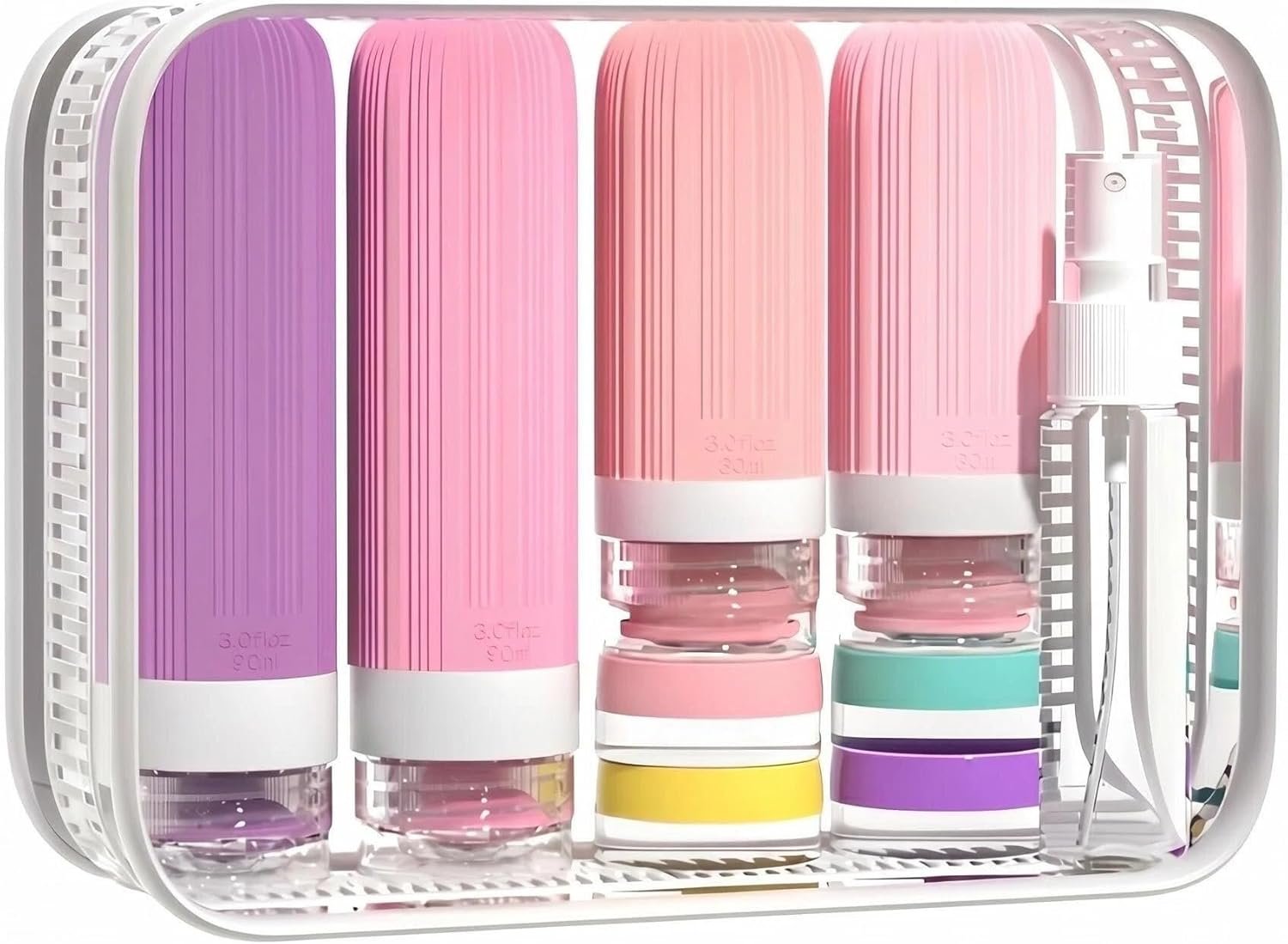 Travel-sized toiletries for cruises