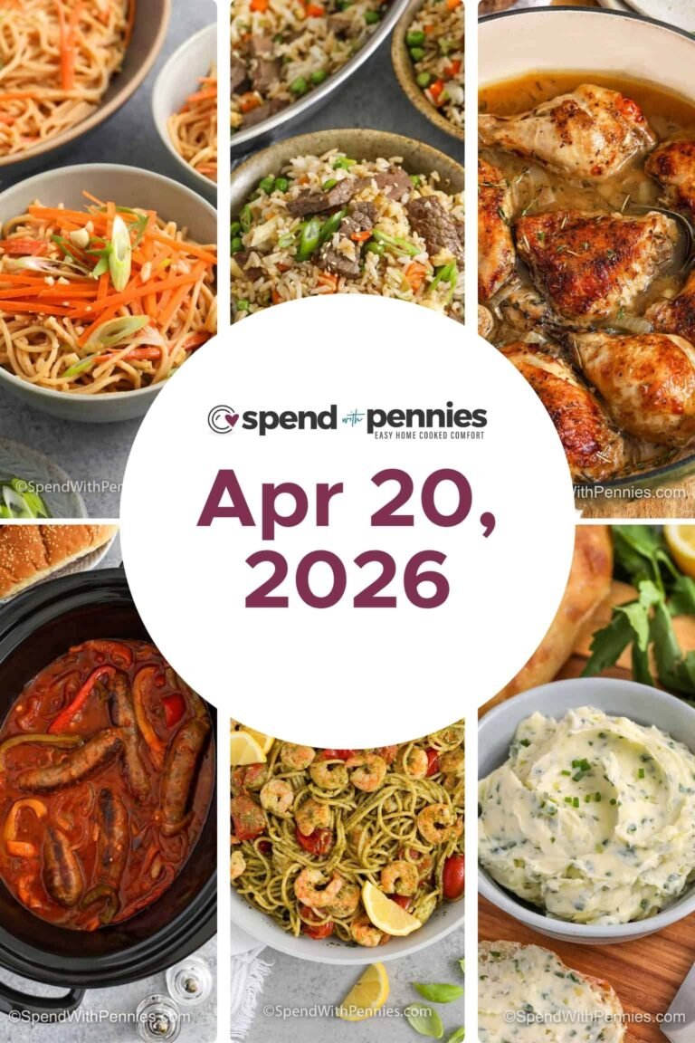 Weekly Meal Plan Apr 20, 2026 FT
