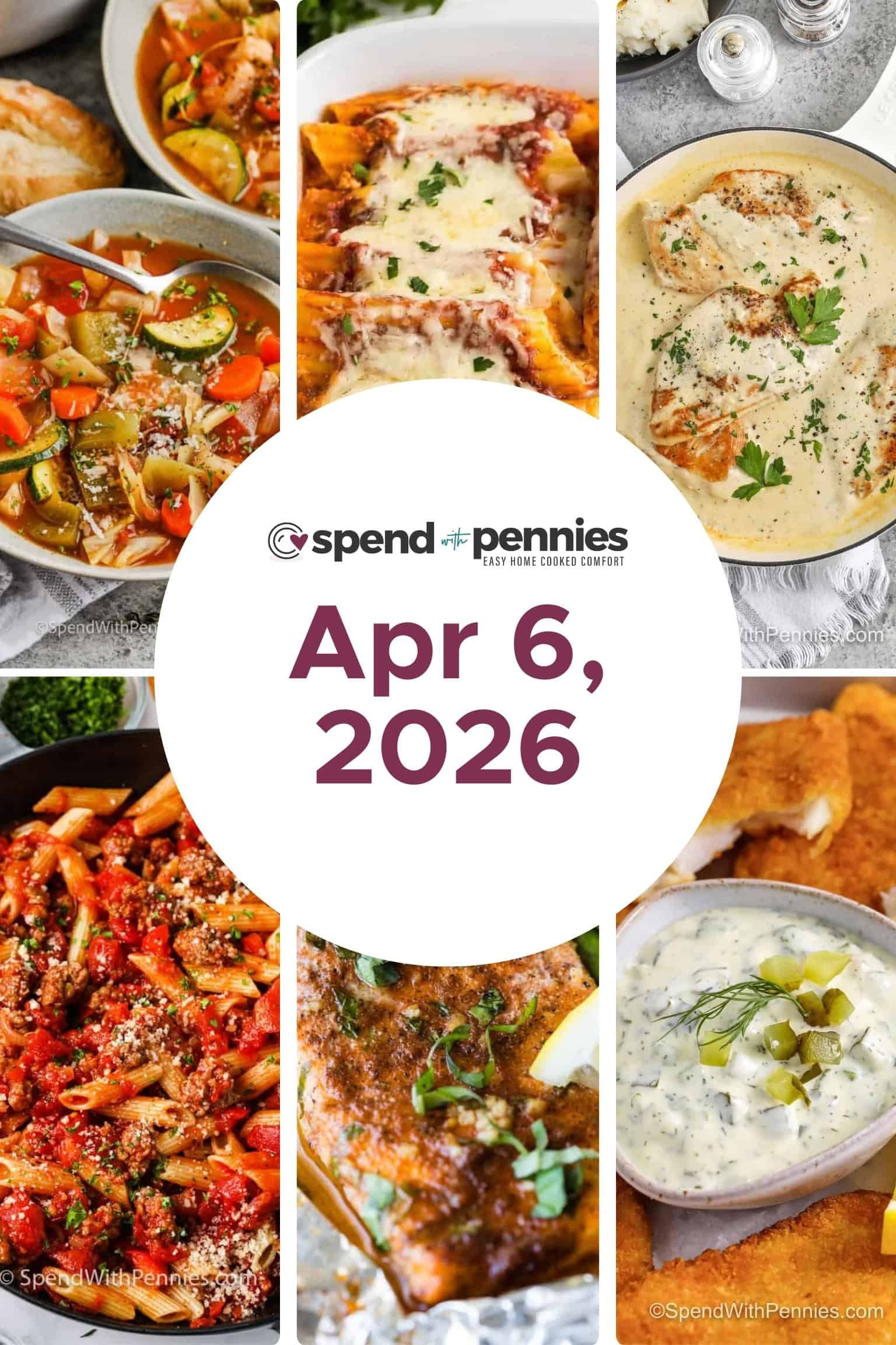 Weekly Meal Plan Apr 6, 2026 FT