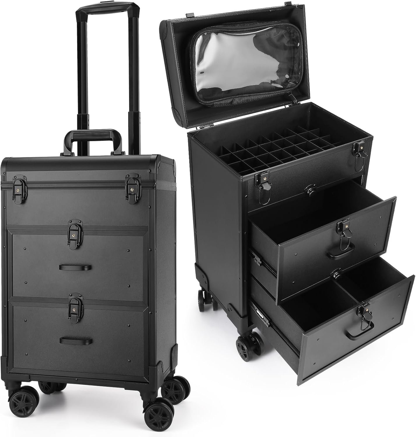 Travel trunk with wheels
