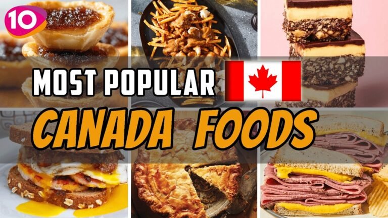 10 Popular Foods in Canada That Are Totally AMAZING  || Famous Canadian Dishes You Must ...