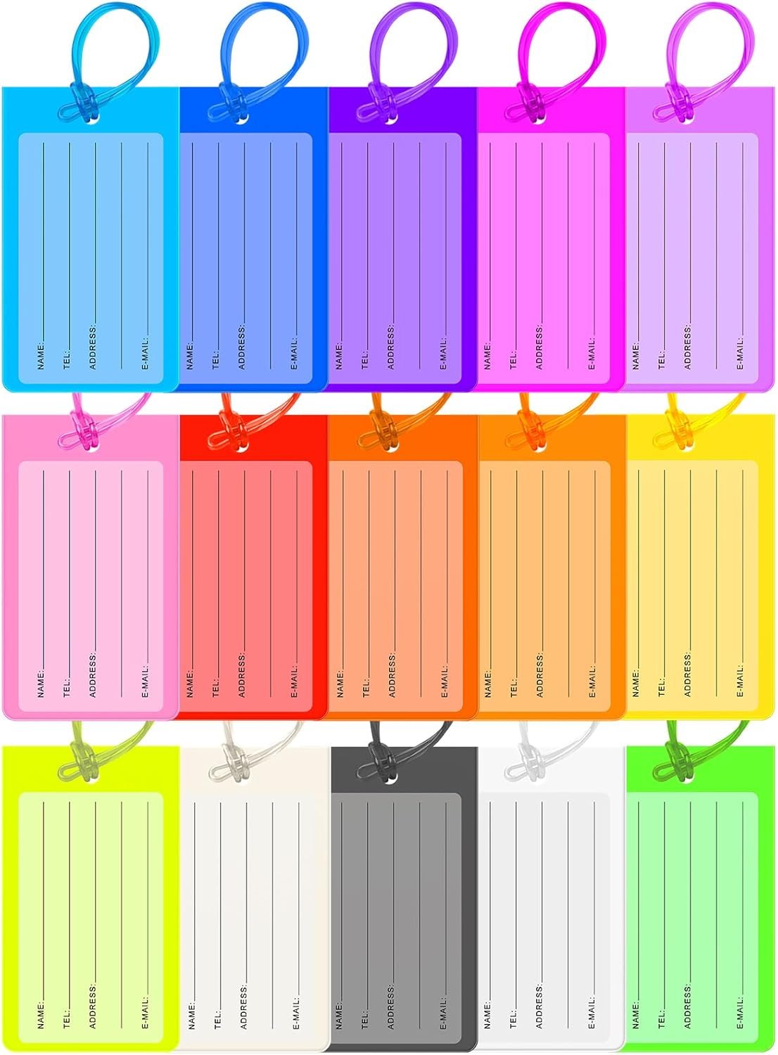 Luggage tags for easy identification
