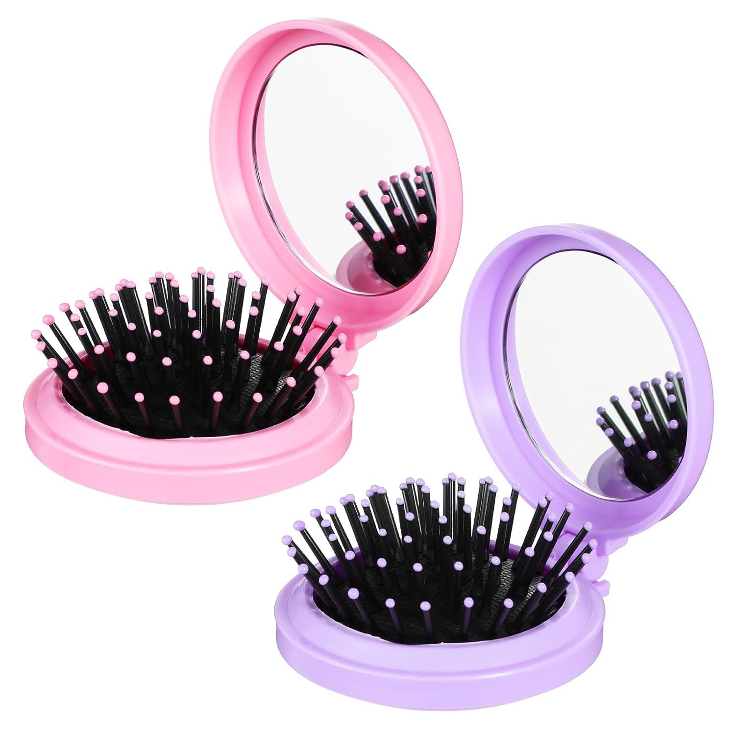 Compact hairbrush