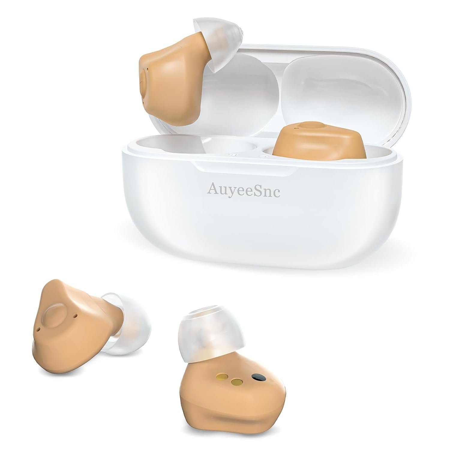 Digital Hearing Aids OTC Hearing Amplifier for Seniors Butto...
