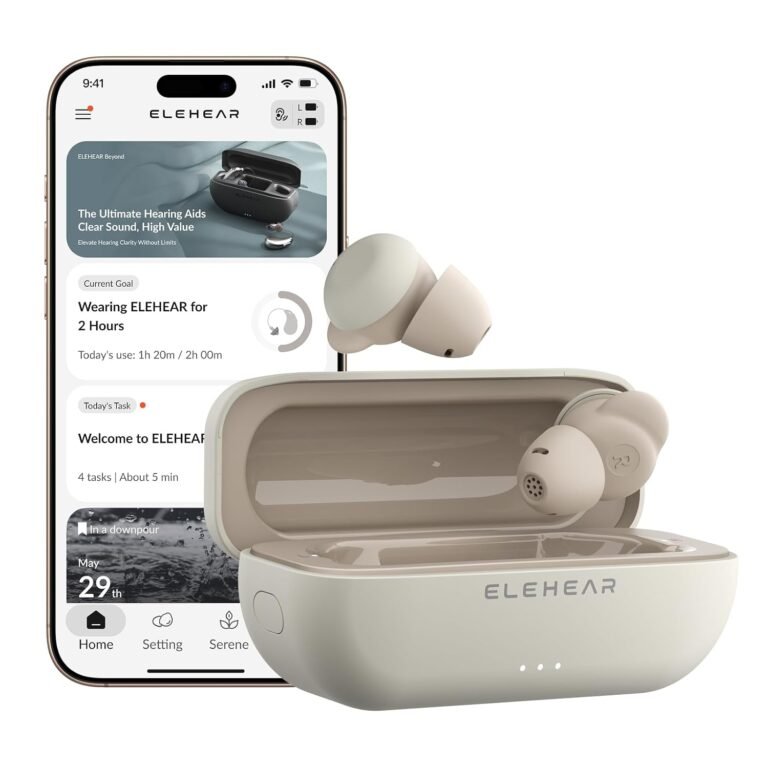 ELEHEAR Delight Hearing Aids for Seniors Adults, OTC Bluetoo...