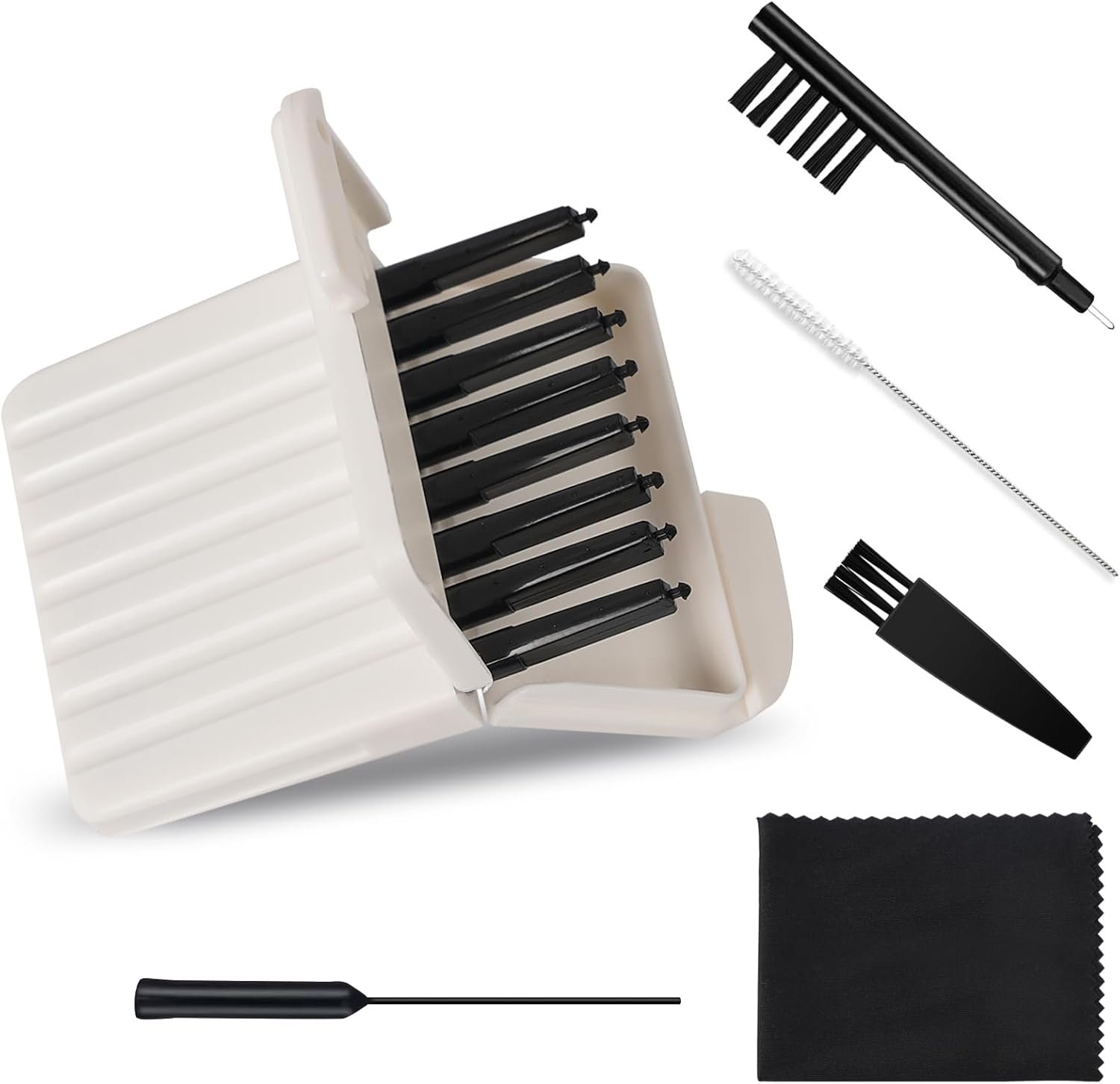 Hearing Aid Cleaning Kit, Hearing Aid Wax Guards Filters Cer...