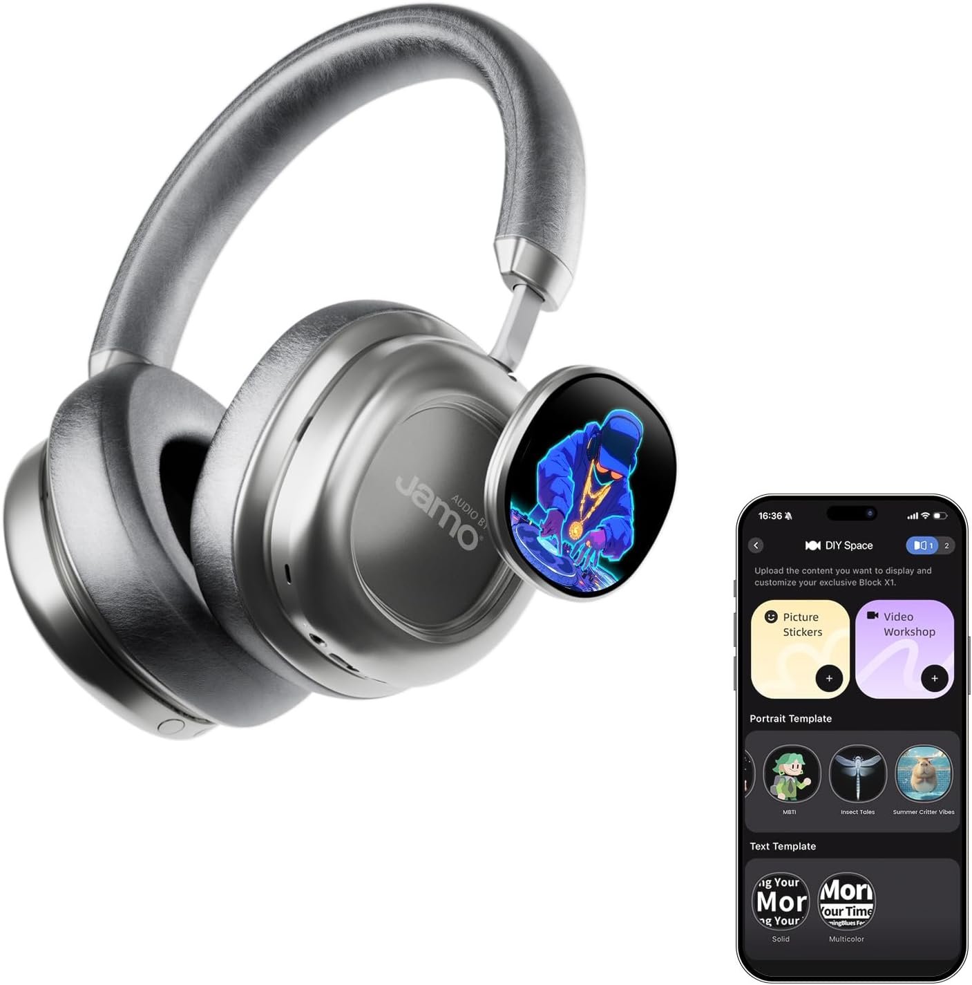 adjustable noise-canceling headphones