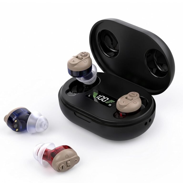 Rechargeable Hearing Aids for Seniors Digital Sound Proces...