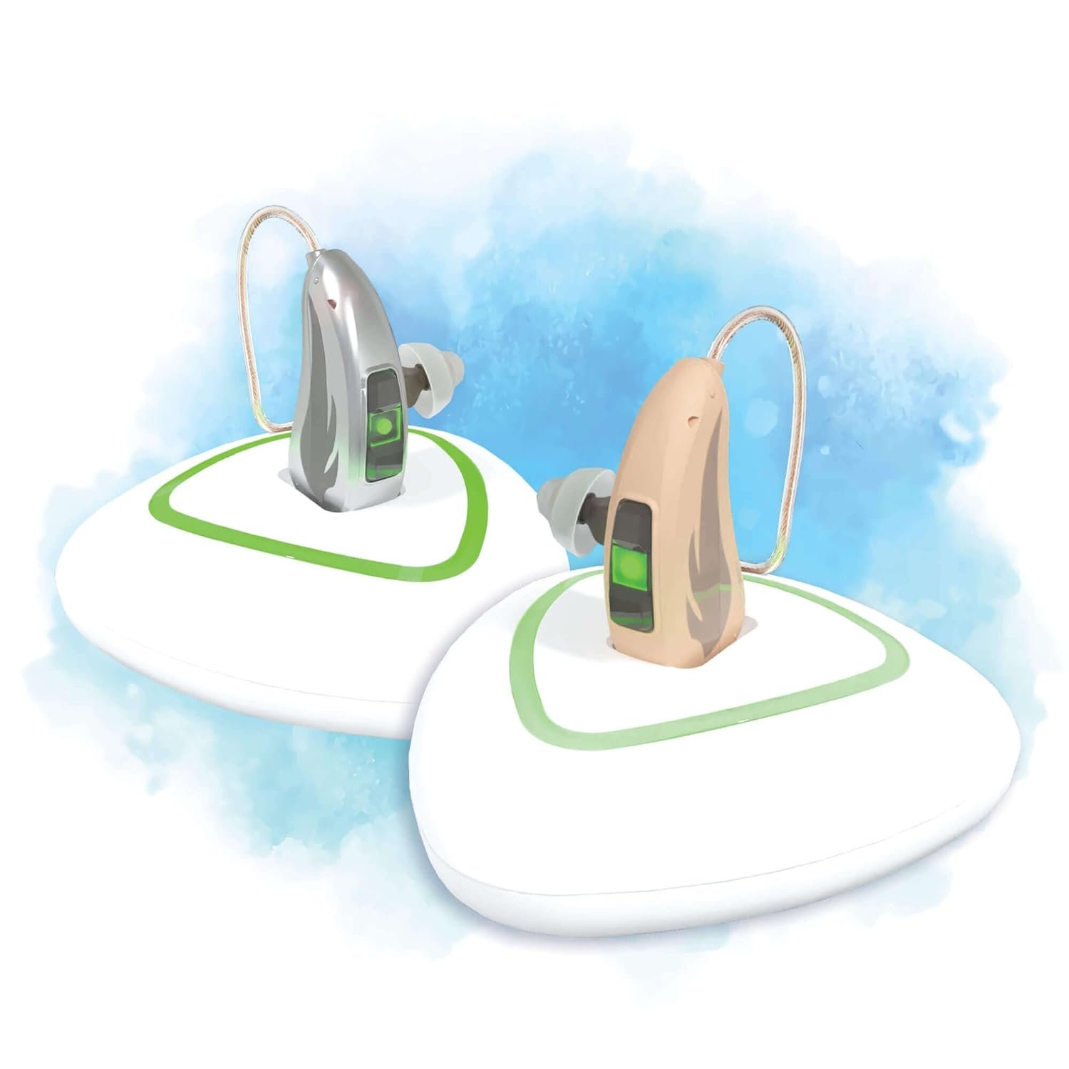 [Crystal Clear] EarCentric Rechargeable hearing aids for sen...