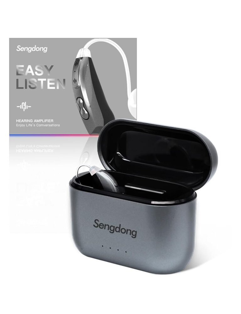 Hearing Aids Sound Amplifiers Behind the Ear Smart Noise Red...