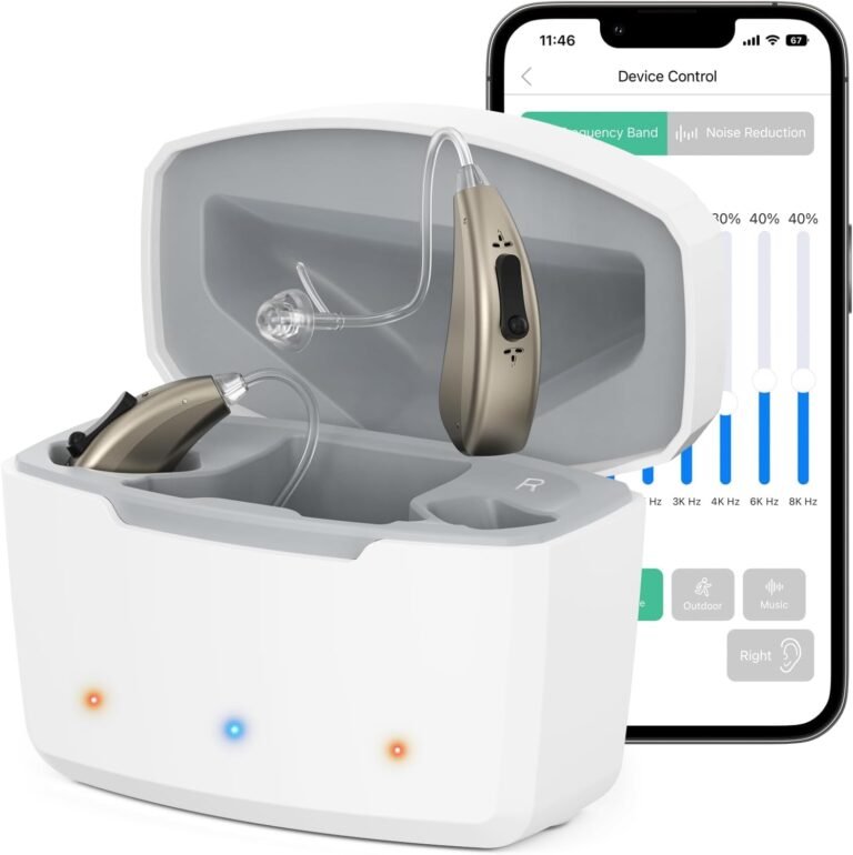Hearing Aids for Seniors with Bluetooth Noise Cancelling, Re...