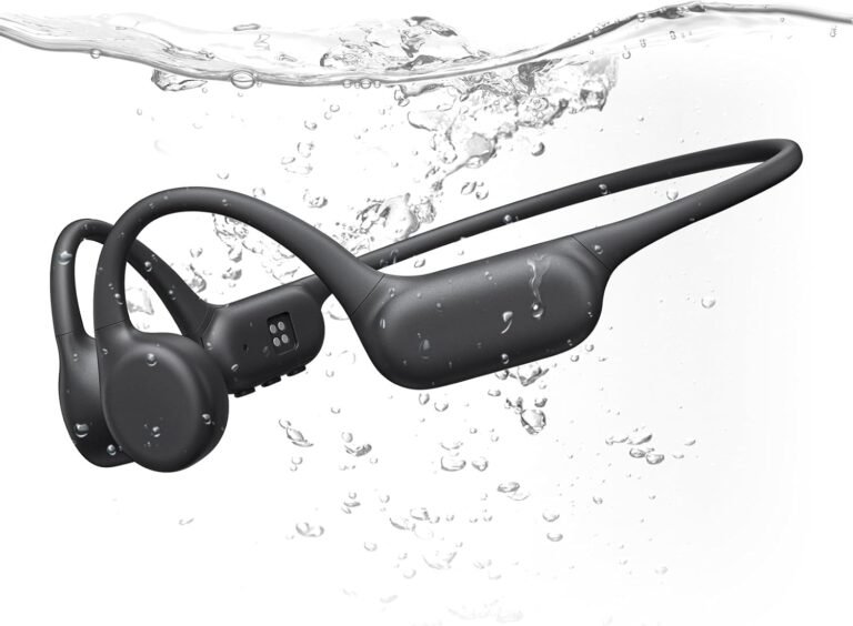 PSIER Bone Conduction Headphones IPX8 Waterproof Swimming He...