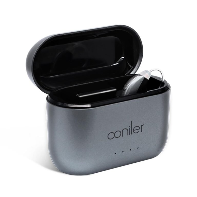 Coniler Rechargeable Behind the Ear Hearing Aid for Seniors ...