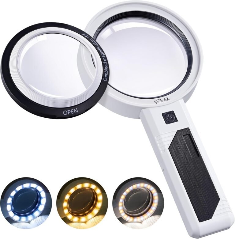 high-powered magnifiers