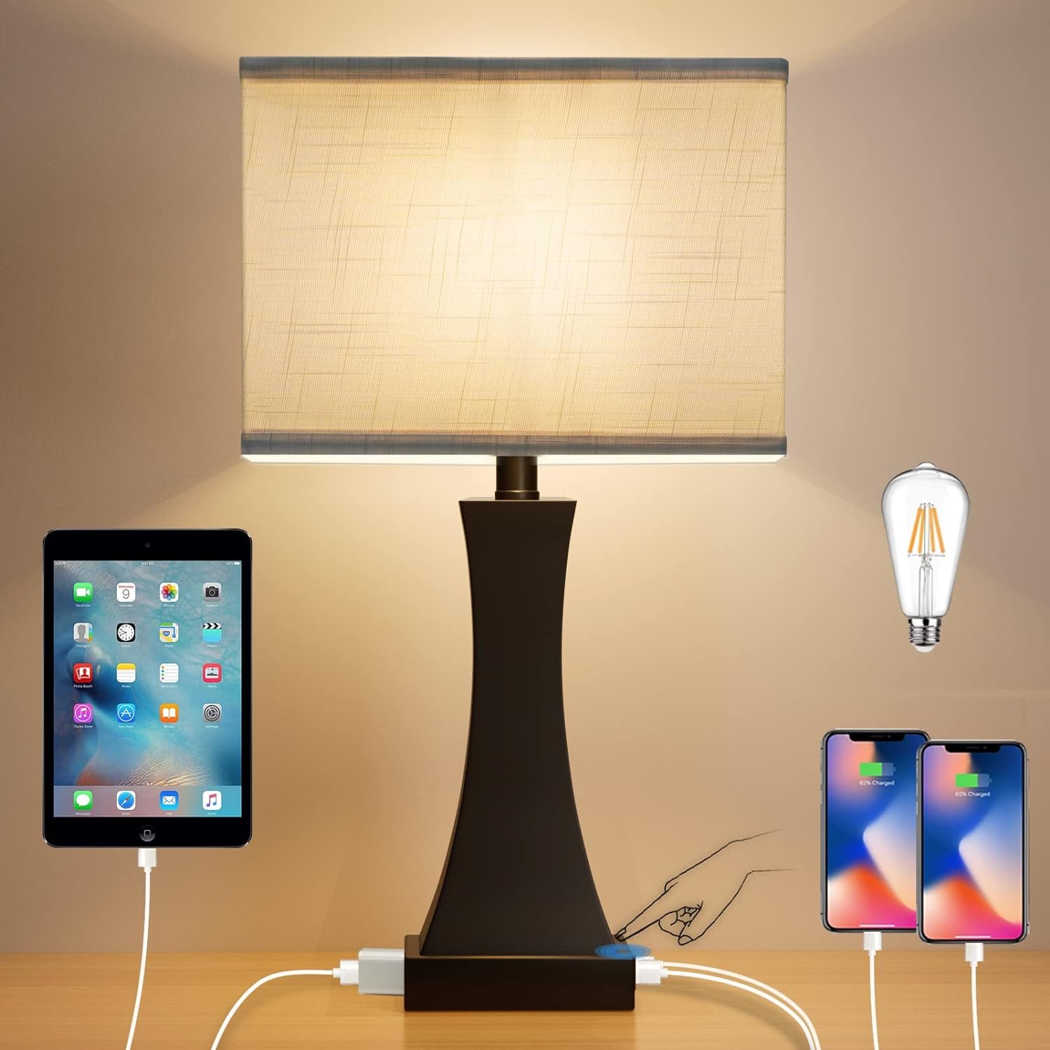table lamps with USB ports