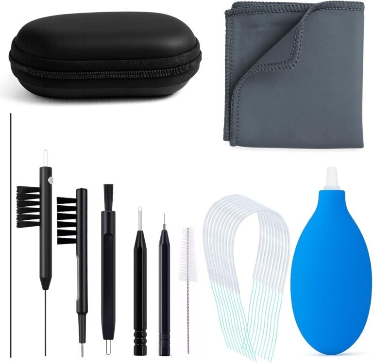XANGNIER 20PCS Hearing Aid Cleaning Kit Tools,Hearing Aids C...
