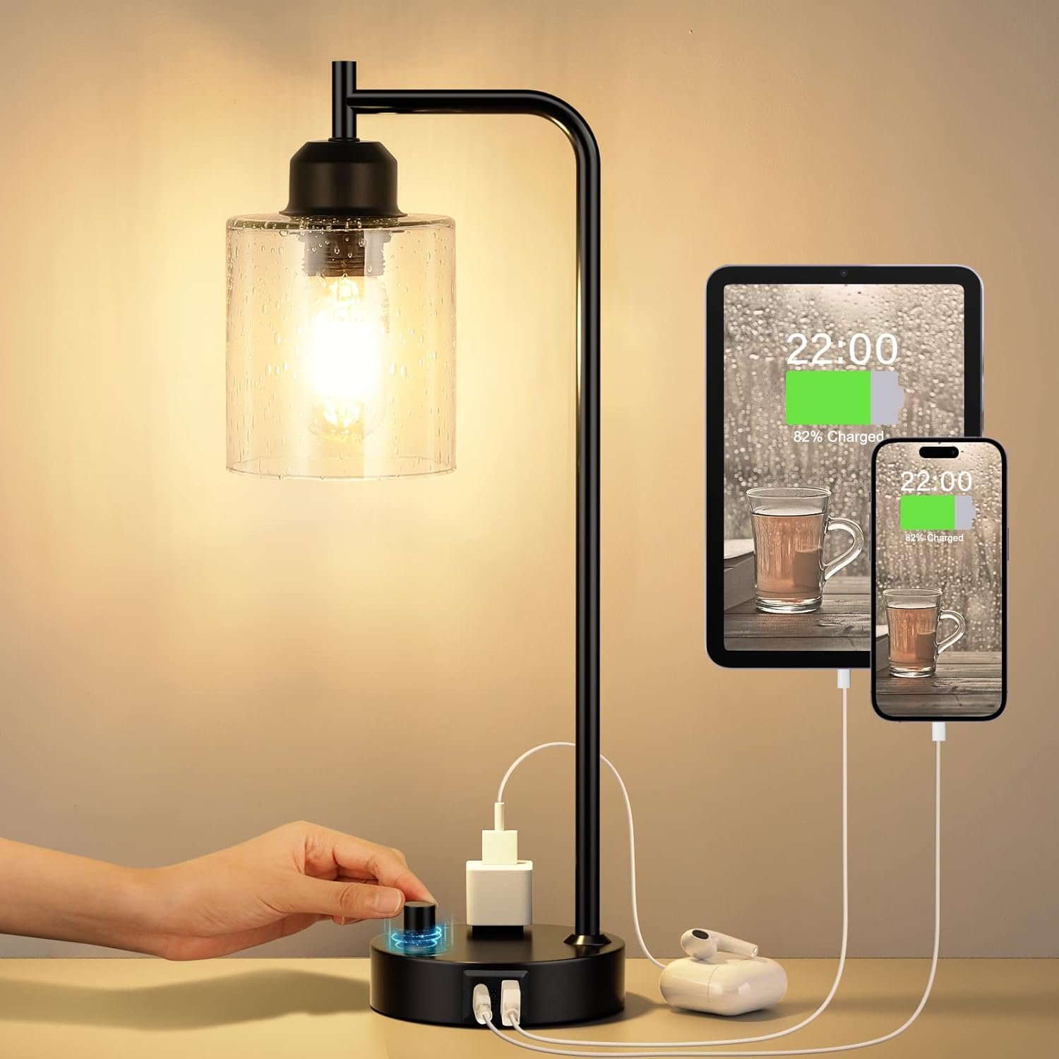 table lamps with USB ports