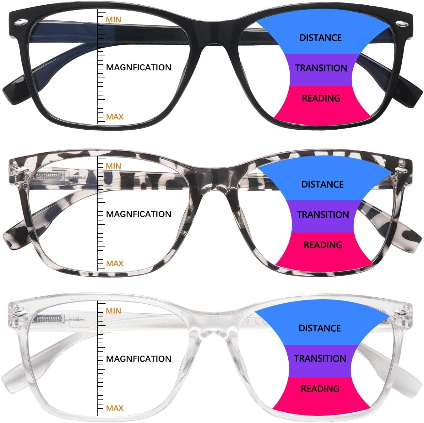 progressive reading glasses for women