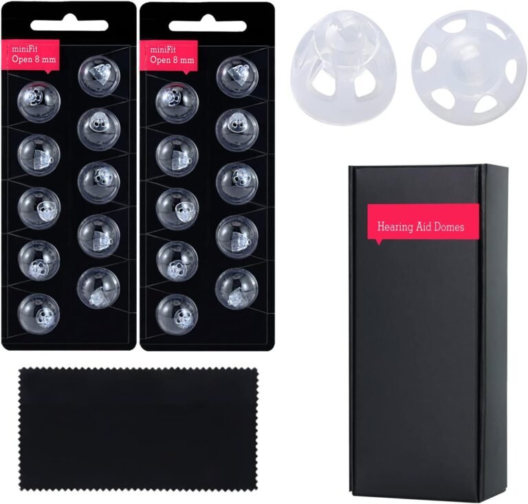 Hearing Aid Domes for Oticon MiniFit Open Vent Bass Domes: