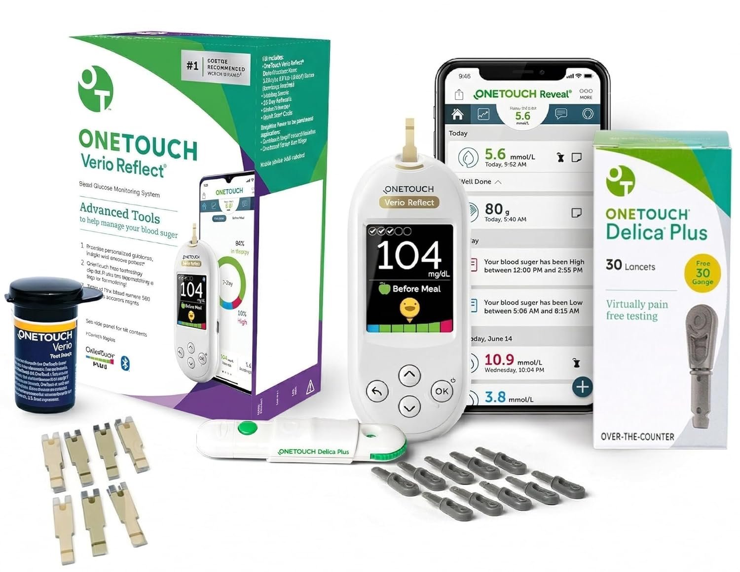 glucometers with Bluetooth