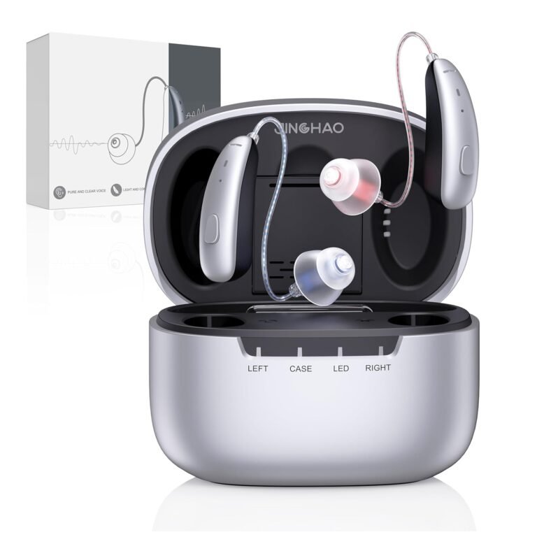 JINGHAO Hearing Aids for Seniors, 16 Channel Rechargeable He...