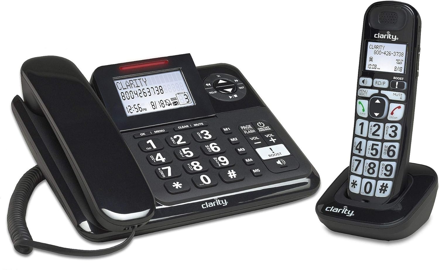 battery-operated amplified phones
