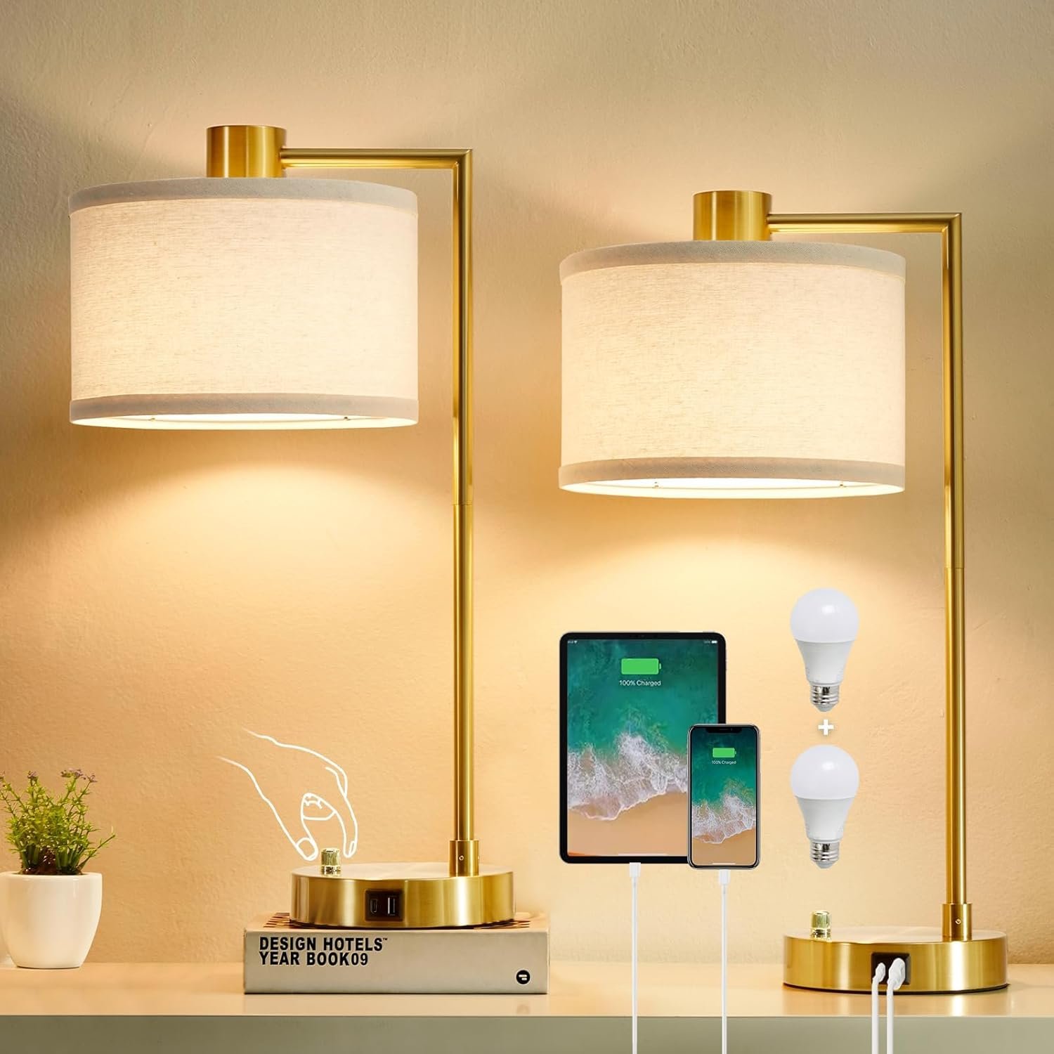 table lamps with USB ports