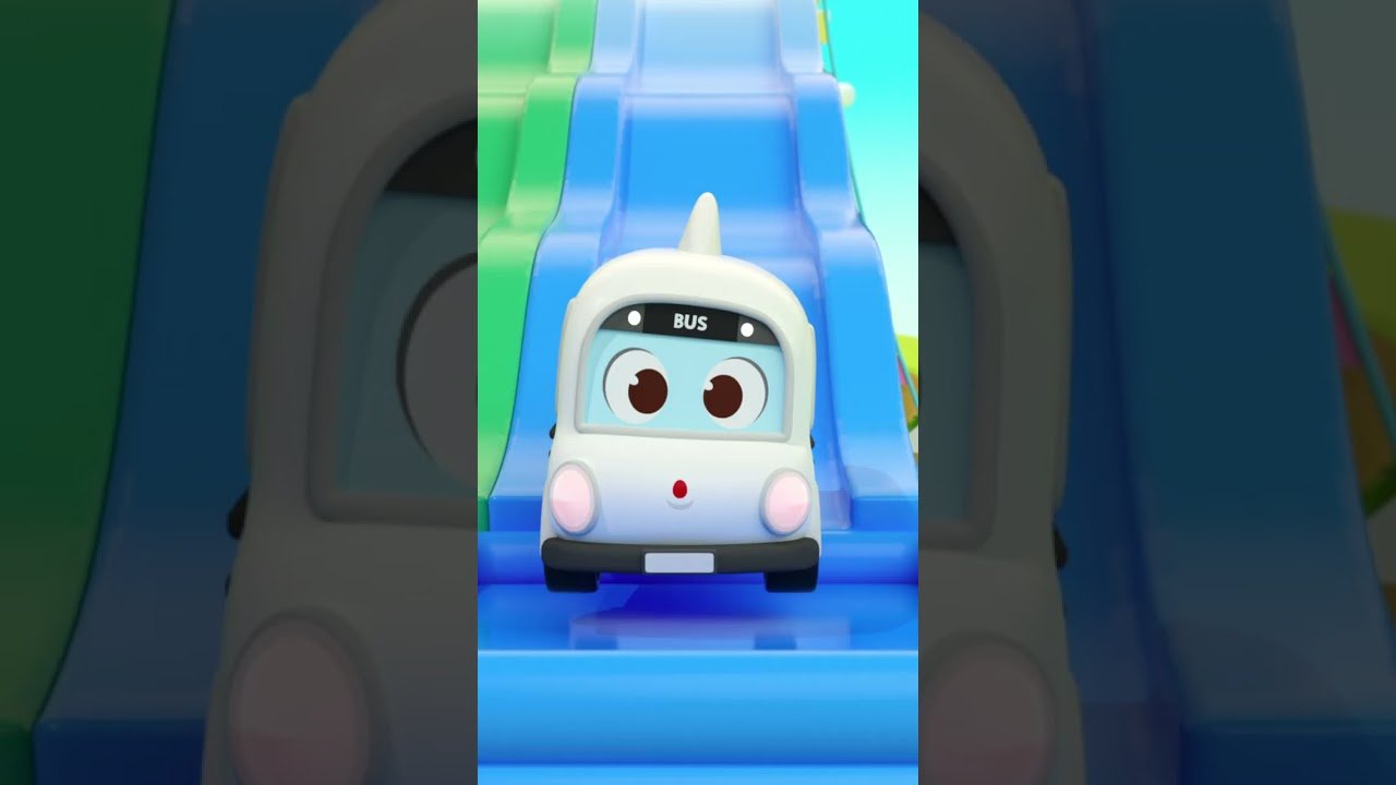 Blue Color Bus Goes