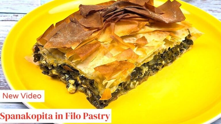 Mediterranean food: Spanakopita