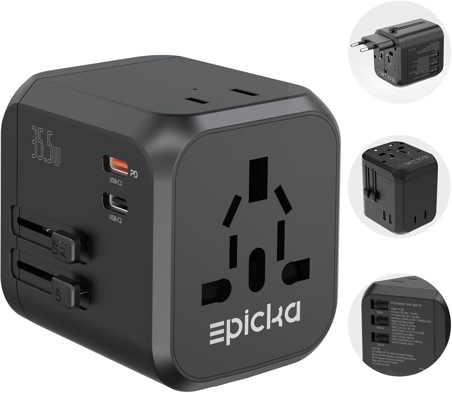Universal travel adapter