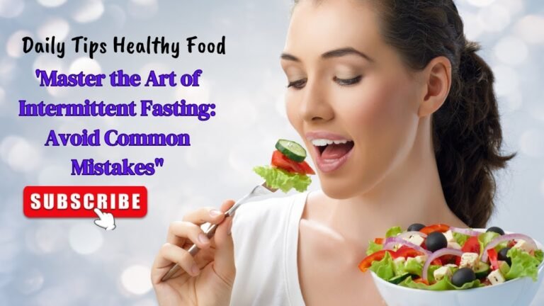 16/8 Fasting Method
