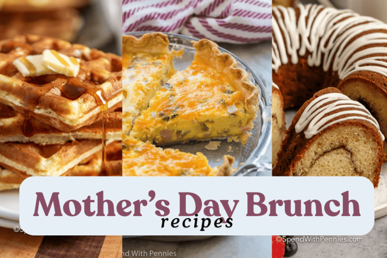 a collection of mothers day brunch recipes