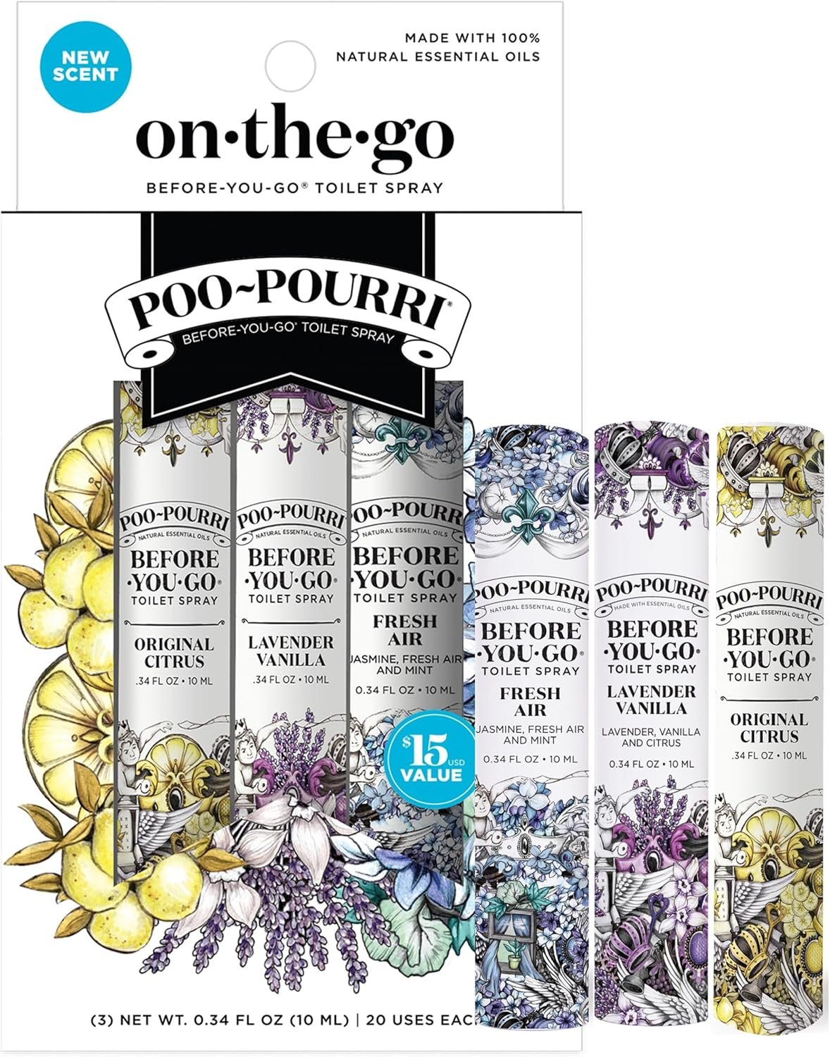 Travel-sized toiletries