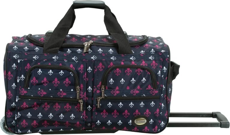 Rolling duffel bag