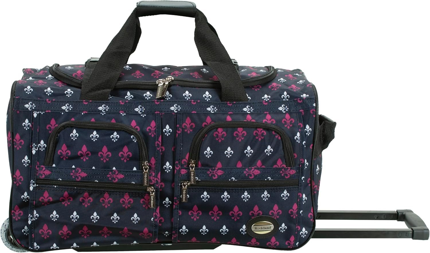 Rolling duffel bag