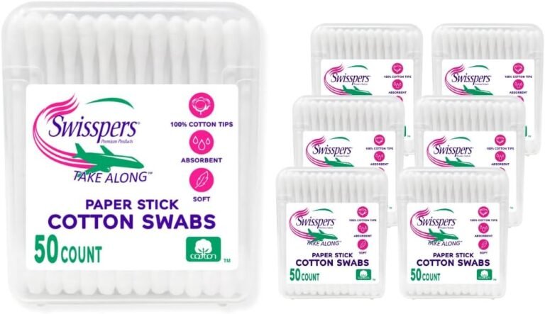 Cotton swabs and pads travel pack