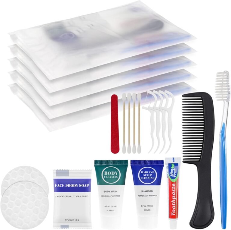 Travel-sized toiletries for cruises