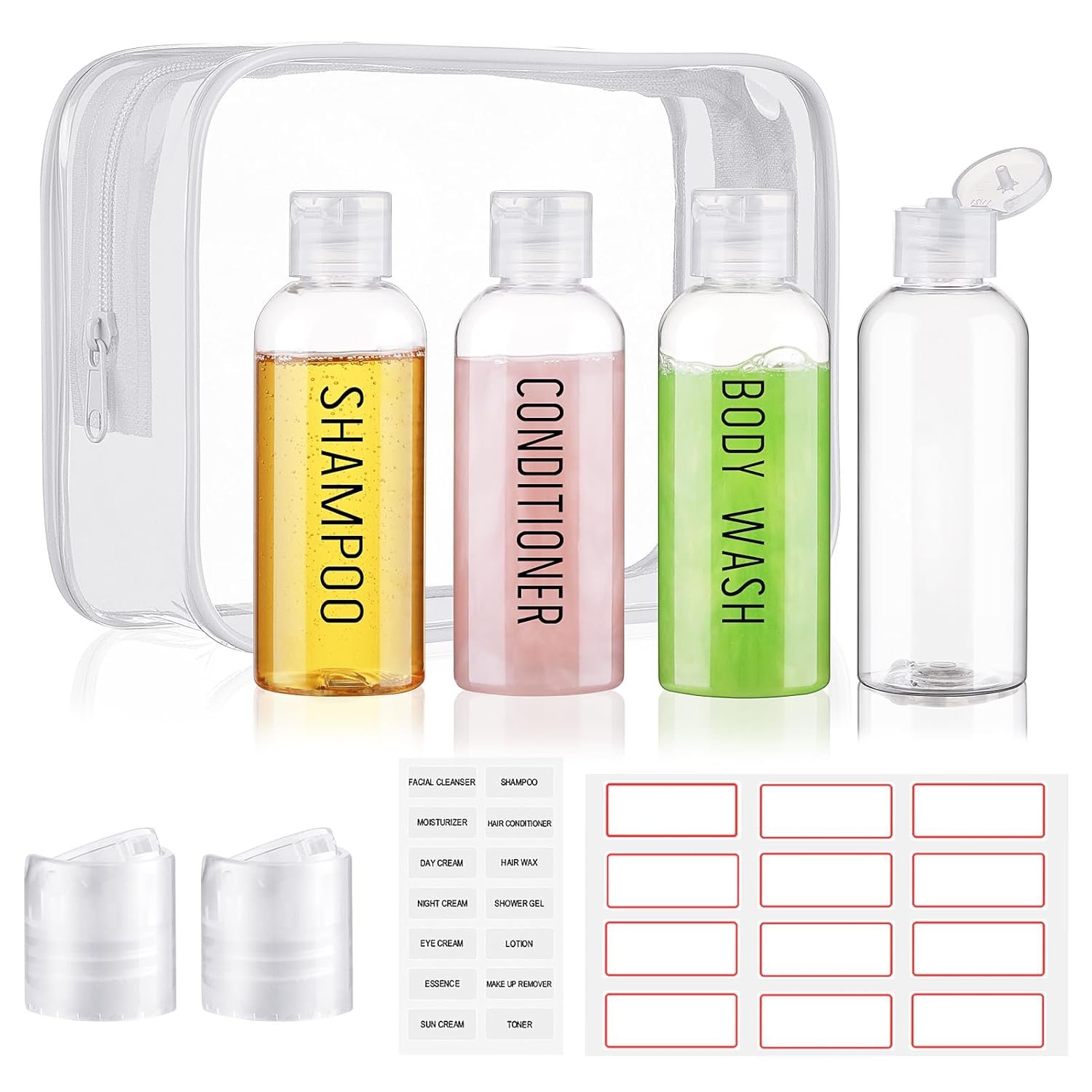 Travel-sized toiletries for cruises