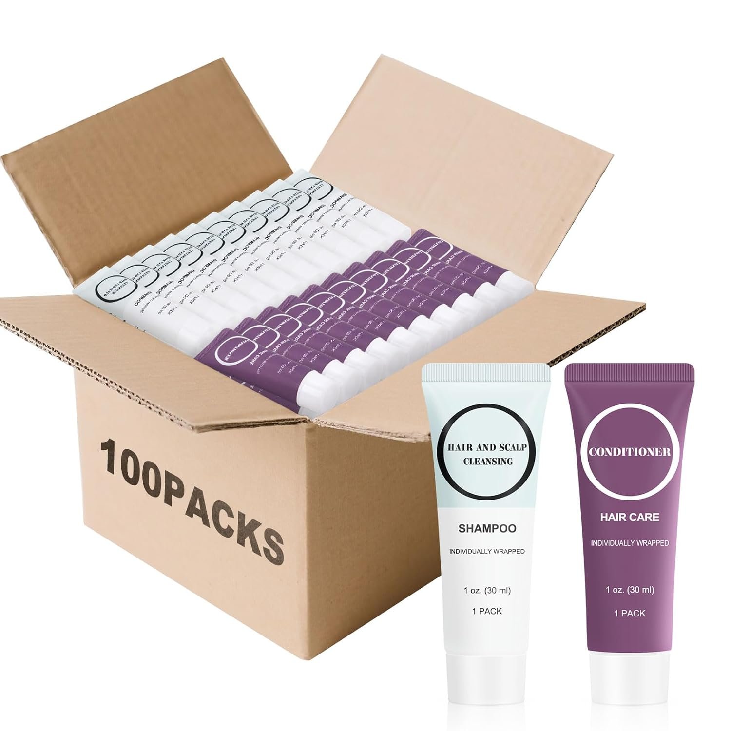 Travel-sized shampoo