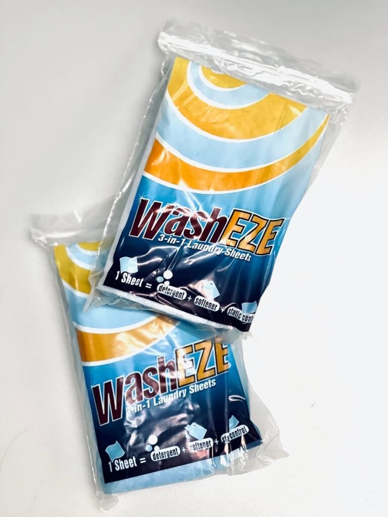 Travel laundry detergent packets